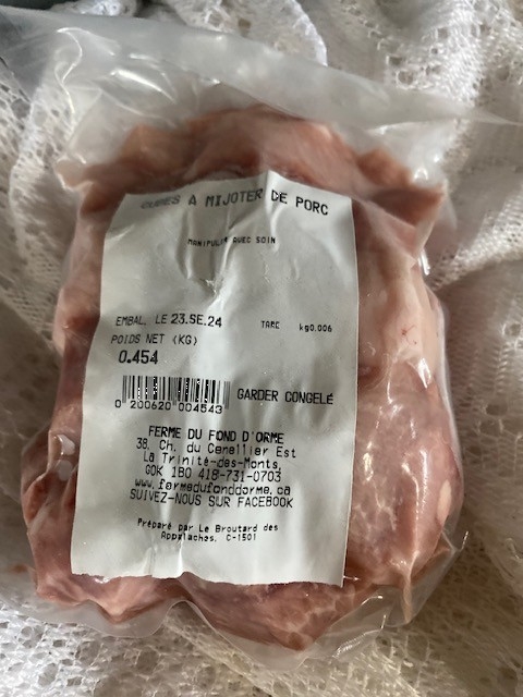 Cube à cipaille ou ragout